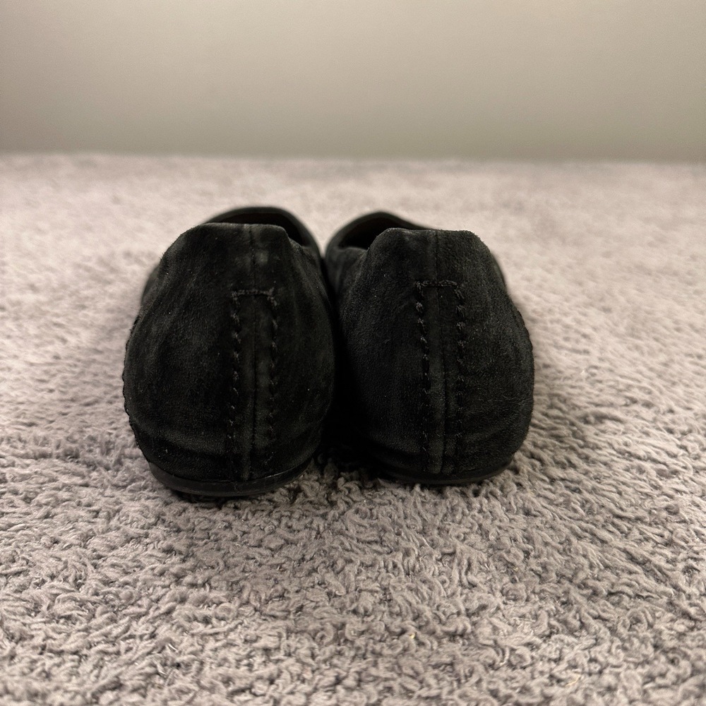 Nakedfeet Flats Womens 8.5 Black Suede Naos‎ Slip On Minimal Capsule Comfort - Picture 6 of 10